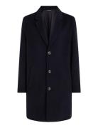 Dc Wool Mix Coat Villakangastakki Pitkä Takki Navy Tommy Hilfiger