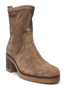 Mid Boot Shoes Boots Ankle Boots Ankle Boots With Heel Beige Gabor