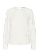 Kachristine Blouse Tops Blouses Long-sleeved White Kaffe