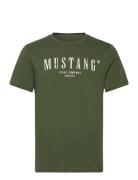 Style Austin Tops T-shirts Short-sleeved Green MUSTANG