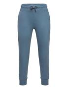 Cotton Jogger-Style Trousers Bottoms Sweatpants Blue Mango