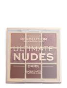 Revolution Ultimate Nudes Eyeshadow Palette Dark Luomiväri Paletti Mei...