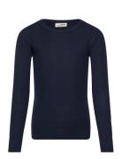 T-Shirt Long-Sleeve Tops T-shirts Long-sleeved T-shirts Navy Sofie Sch...