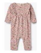 Jumpsuit L/S Kira Pitkähihainen Body Pink Wheat