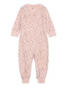 Pyjamas Flower Pyjama Sie Jumpsuit Haalari Pink Lindex