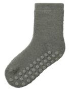 Nmmwaksi Wo/Bl Terry Sock W/Non Skid Sukat Green Name It