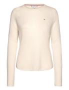 Soft Wool C-Nk Sweater Tops Knitwear Jumpers Cream Tommy Hilfiger