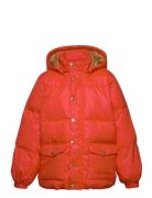 Heavy Hooded Puffer Jacket Toppatakki Red Mini Rodini