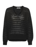 Slvirana Pullover Tops Knitwear Jumpers Black Soaked In Luxury