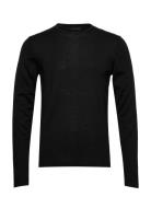 Cfkent Merino Crew Neck Knit Tops Knitwear Round Necks Black Casual Fr...