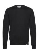 Greyson Merino Knit Tops Knitwear Round Necks Black Les Deux