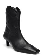 Booties Shoes Boots Ankle Boots Ankle Boots With Heel Black Billi Bi