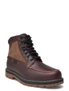 Britton Road Mid Lace Up Boot Burgundy Full Grain Nyörisaappaat Brown ...