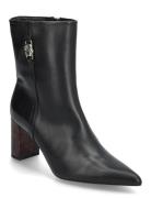 Janet_Bootie70_Ltbb Shoes Boots Ankle Boots Ankle Boots With Heel Blac...