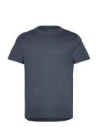 Institutional Tee Tops T-shirts Short-sleeved Navy Calvin Klein Jeans