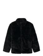 Nkfmila Faux Fur Jacket Pb Takki Black Name It