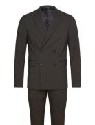 Plain Db Mens Suit Puku Khaki Green Lindbergh