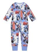 Fixers Pyjamas Pyjama Sie Jumpsuit Haalari Blue Martinex