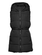 Long Quilted Gilet Toppaliivi Black Mango