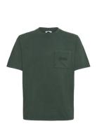 Nb Over Dyed Pocket T Shirt Green Designers T-shirts Short-sleeved Gre...