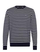 Pima Org Ctn Cashmere Crew Neck Tops Knitwear Round Necks Navy Tommy H...