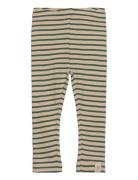 Legging Modal Striped Bottoms Leggings Green Petit Piao