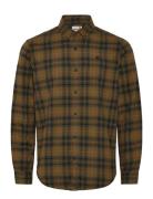 Solucell Plaid Shirt Dark Olive Yd Designers Shirts Casual Khaki Green...