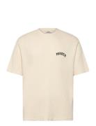 Nb Waffle Tan Lines Cream Designers T-shirts Short-sleeved Cream Nikbe...