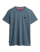 Vintage Logo Emb Tee Tops T-shirts Short-sleeved Blue Superdry