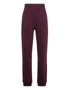 Trousers Basic Bottoms Sweatpants Burgundy Lindex