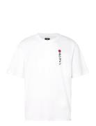 Kamifuji T-Shirt-White Tops T-shirts Short-sleeved White Edwin