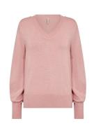 Sc-Dollie Tops Knitwear Jumpers Pink Soyaconcept