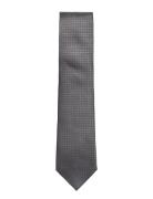 H-Tie 7,5 Cm-222 Solmio Kravatti Grey BOSS