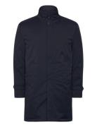 Bs Bedford Slim Fit Coat Villakangastakki Pitkä Takki Navy Bruun & Ste...