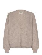 Recycled Wool Mix Ricky Cardigan Tops Knitwear Cardigans Beige Mads Nø...