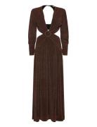 Mabel Maxi Dress Maksimekko Juhlamekko Brown Love Lolita