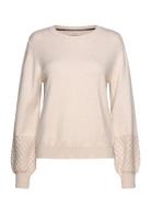 Fqzoe-Pullover Tops Knitwear Jumpers Cream FREE/QUENT