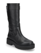 Rebby_Bkbootie_Cbb Shoes Boots Ankle Boots Ankle Boots Flat Heel Black...