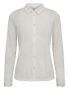 Nuellinor Shirt Tops Shirts Long-sleeved White Nümph