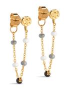 Lola Earring Korvakoru Korut Gold Enamel Copenhagen