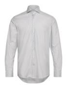 1927: Shirt L/S Tops Shirts Casual Grey Lindbergh Black