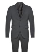 Plain Mens Suit - Normal Lenght Puku Grey Lindbergh