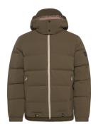 Ben Down Puffer Jacket Vuorillinen Takki Topattu Takki Green Lexington...