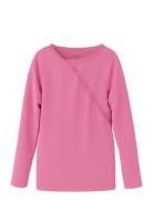 Nkfnanettie Ls Top Pb Tops T-shirts Long-sleeved T-shirts Pink Name It