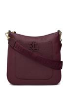 Pebbled Leather Large Cameryn Crossbody Bags Crossbody Bags Burgundy L...