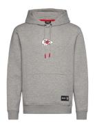 Woodson_Nfl Tops Sweat-shirts & Hoodies Hoodies Grey BOSS