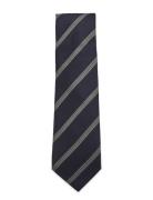 Tie Solmio Kravatti Navy Oscar Jacobson