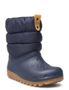 Classic Neo Puff Boot T Talvisaappaat Navy Crocs