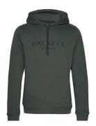 Heritage Hoody Tops Sweat-shirts & Hoodies Hoodies Khaki Green Hackett...