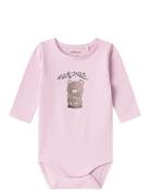 Nbfoley Ls Body Box Bodies Long-sleeved Pink Name It